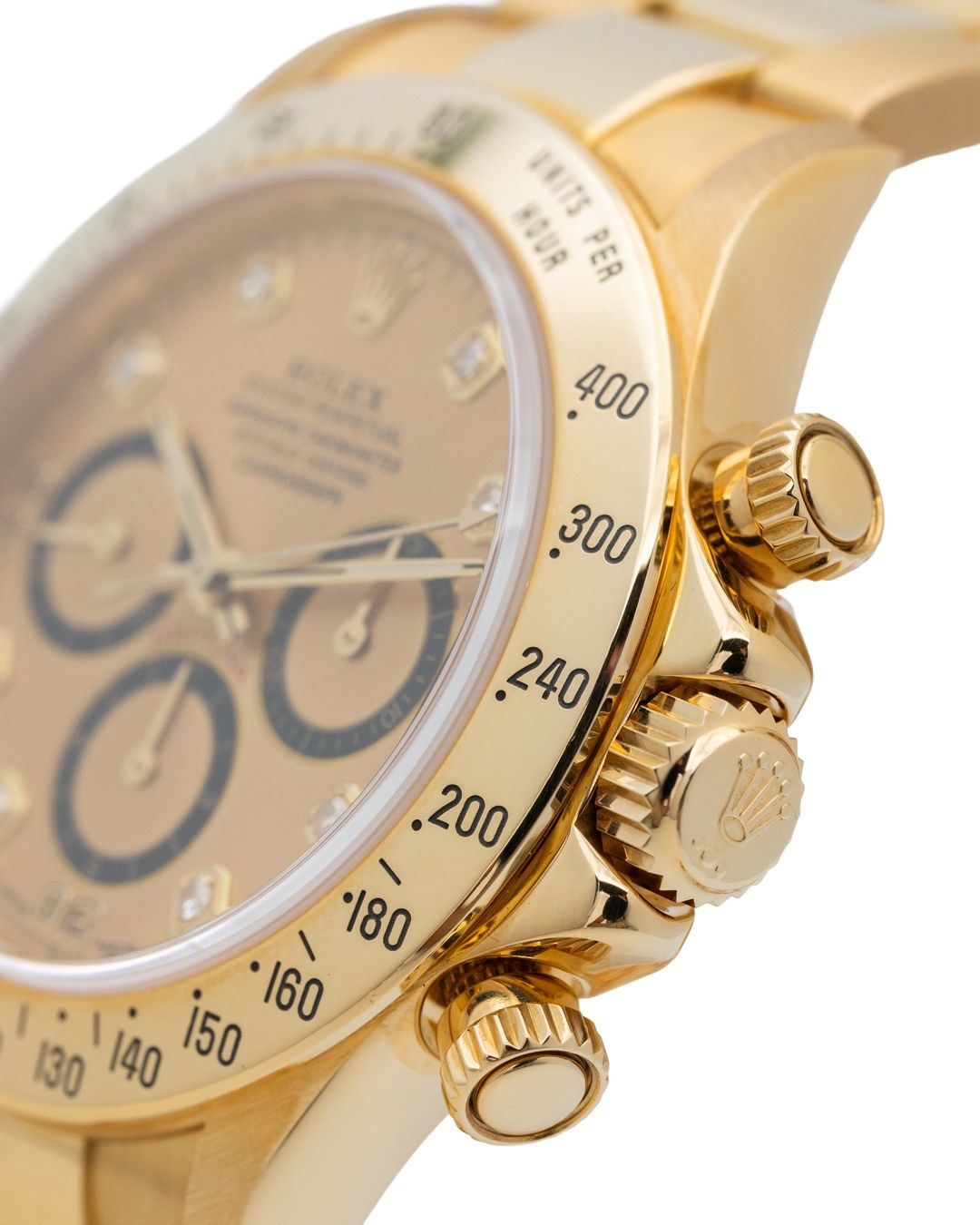 Rolex Montres: Rolex Daytona Zenith 6 inverted, Diamonds dial, Full set – D'occasion à Genève par aspaklariacollection 8