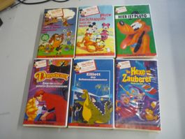 6x VHS Walt Disney Sammler Edition Klassiker TOP