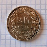 Silber 2 Franken 1965