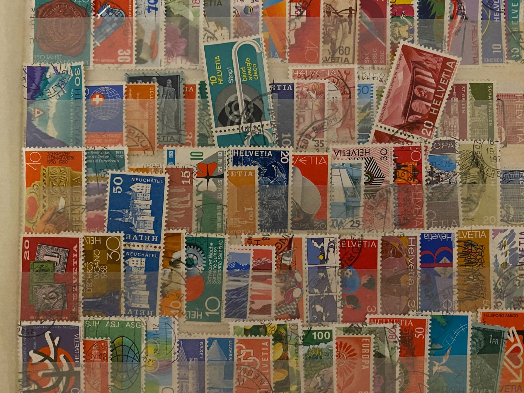 Tous les timbres: Briefmarken  Schweiz 115 stuck – D'occasion à matten b. interlaken par jfran17 5