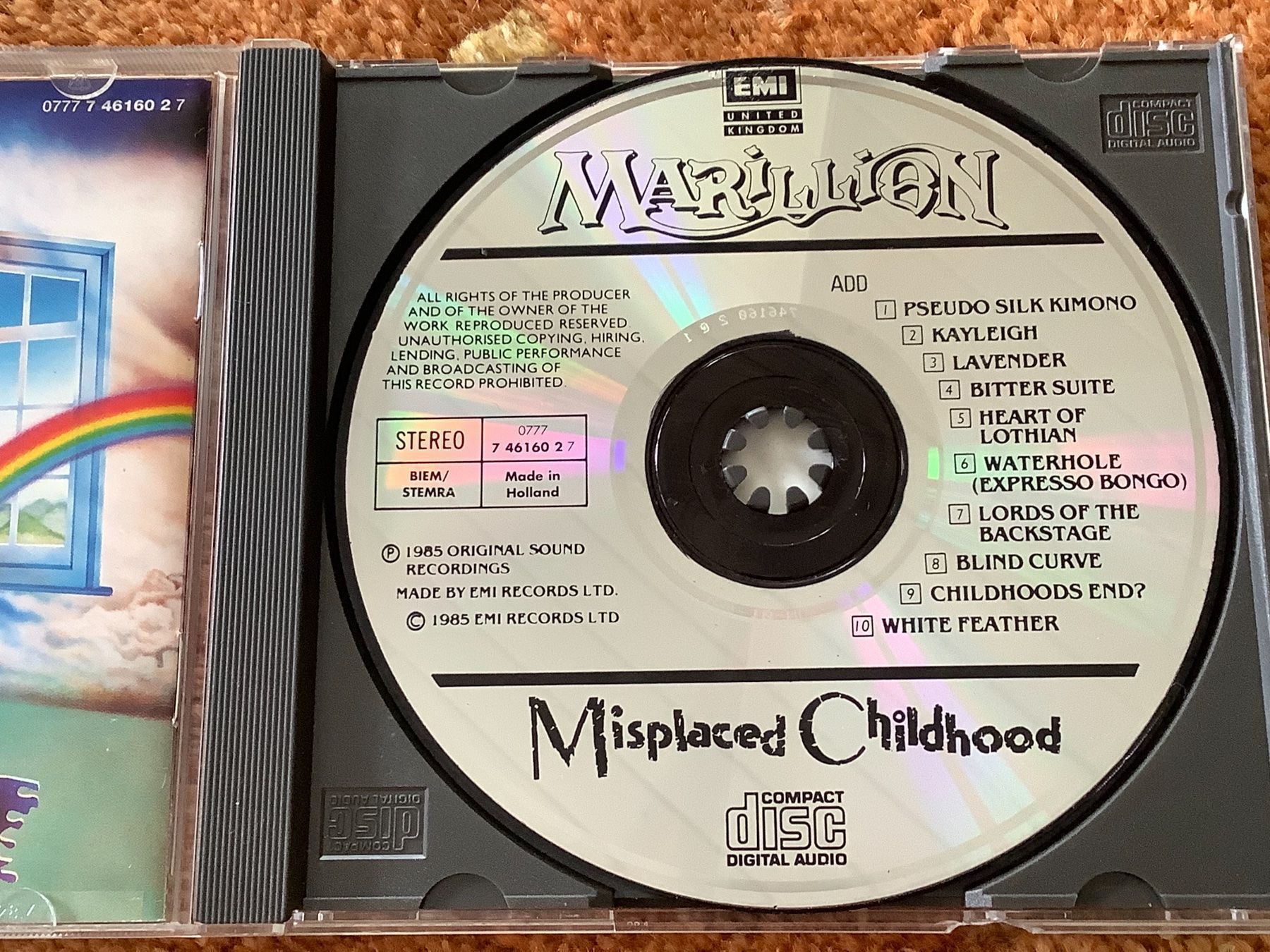 CDs: Marillion * Misplaced Childhood – Gebraucht aus herzogenbuchsee von HIFIANER 2