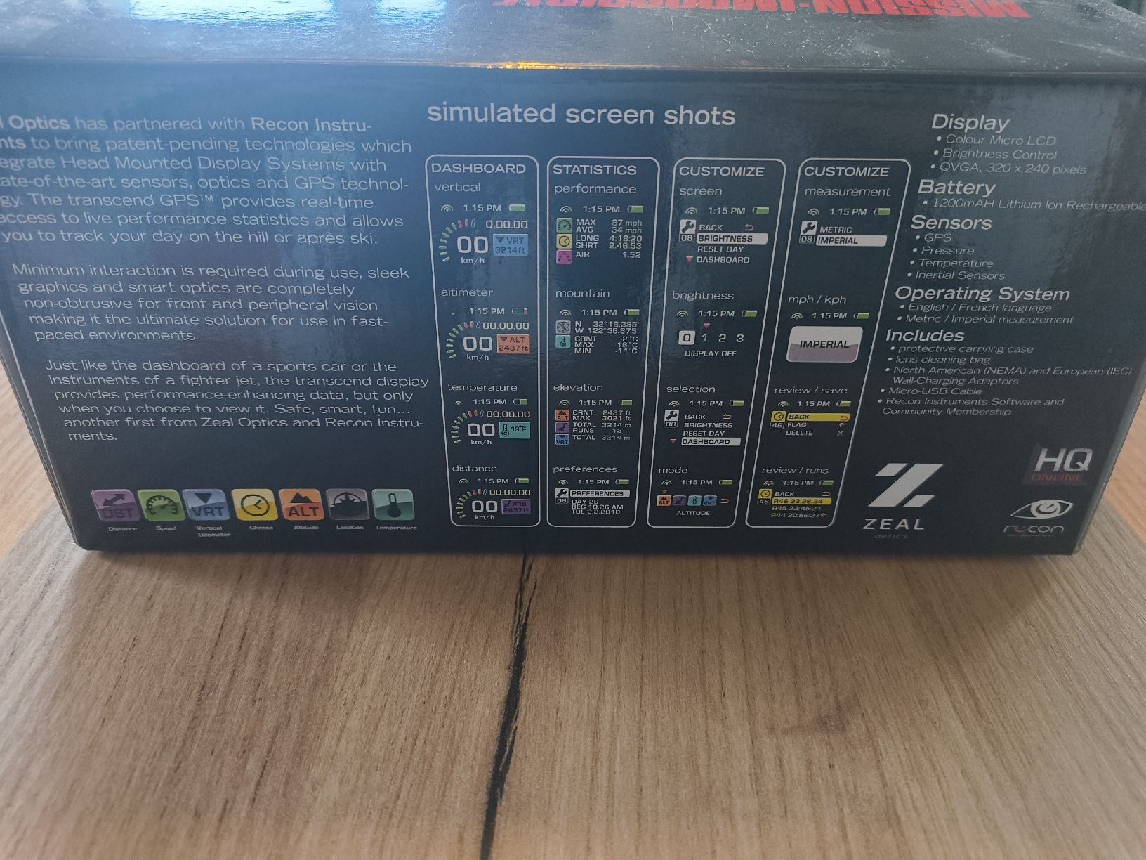 Occhiali & Lenti: Zeal optics Z3 GPS M:I Ghost Protocol – Nuovo (secondo la descrizione) da Breno venduto da Paterk 4