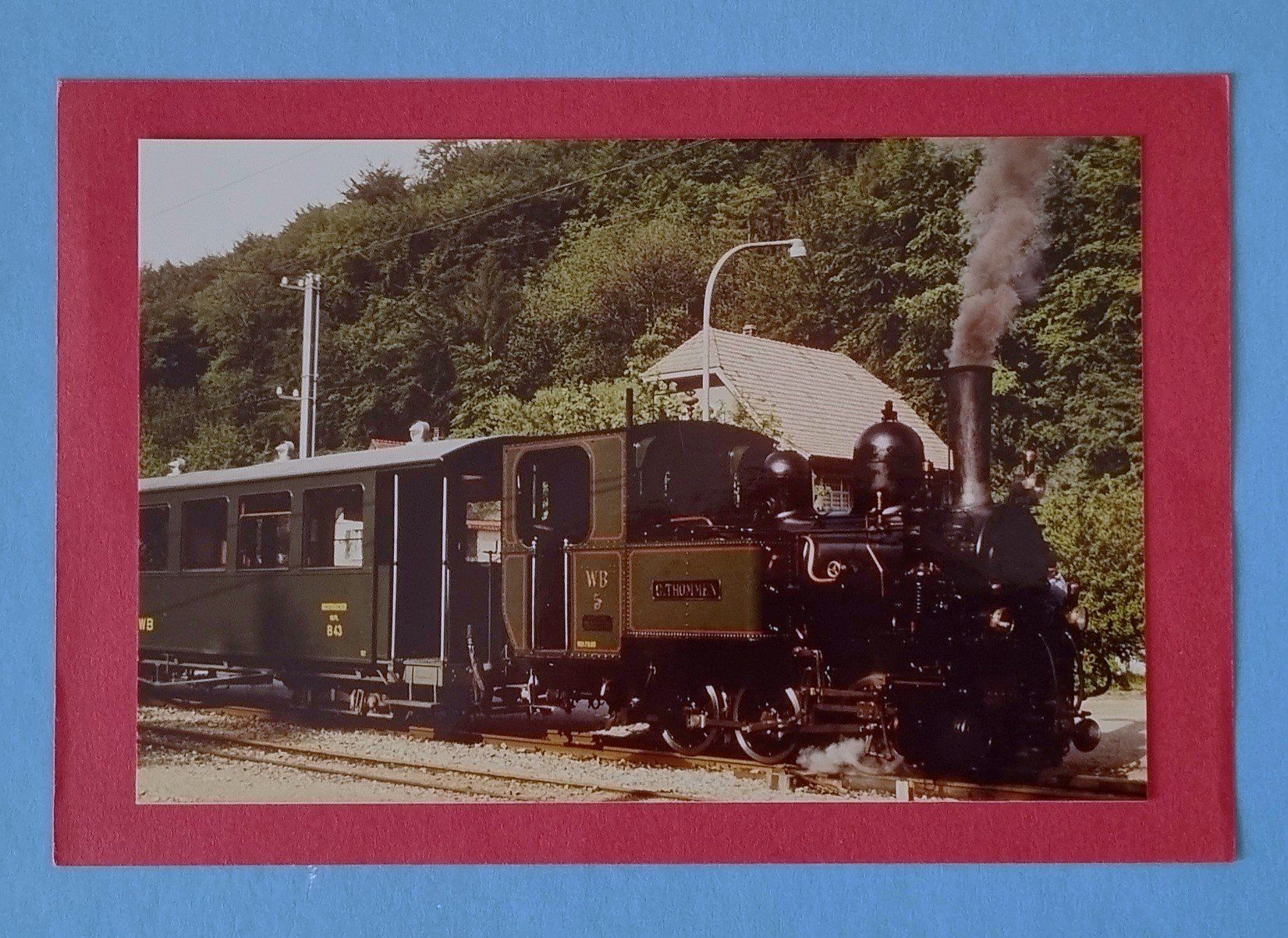Cartoline postali: Waldenburg - Eisenbahn - Dampflok - Waldenburgerli – Usato da Rothrist venduto da RROENK