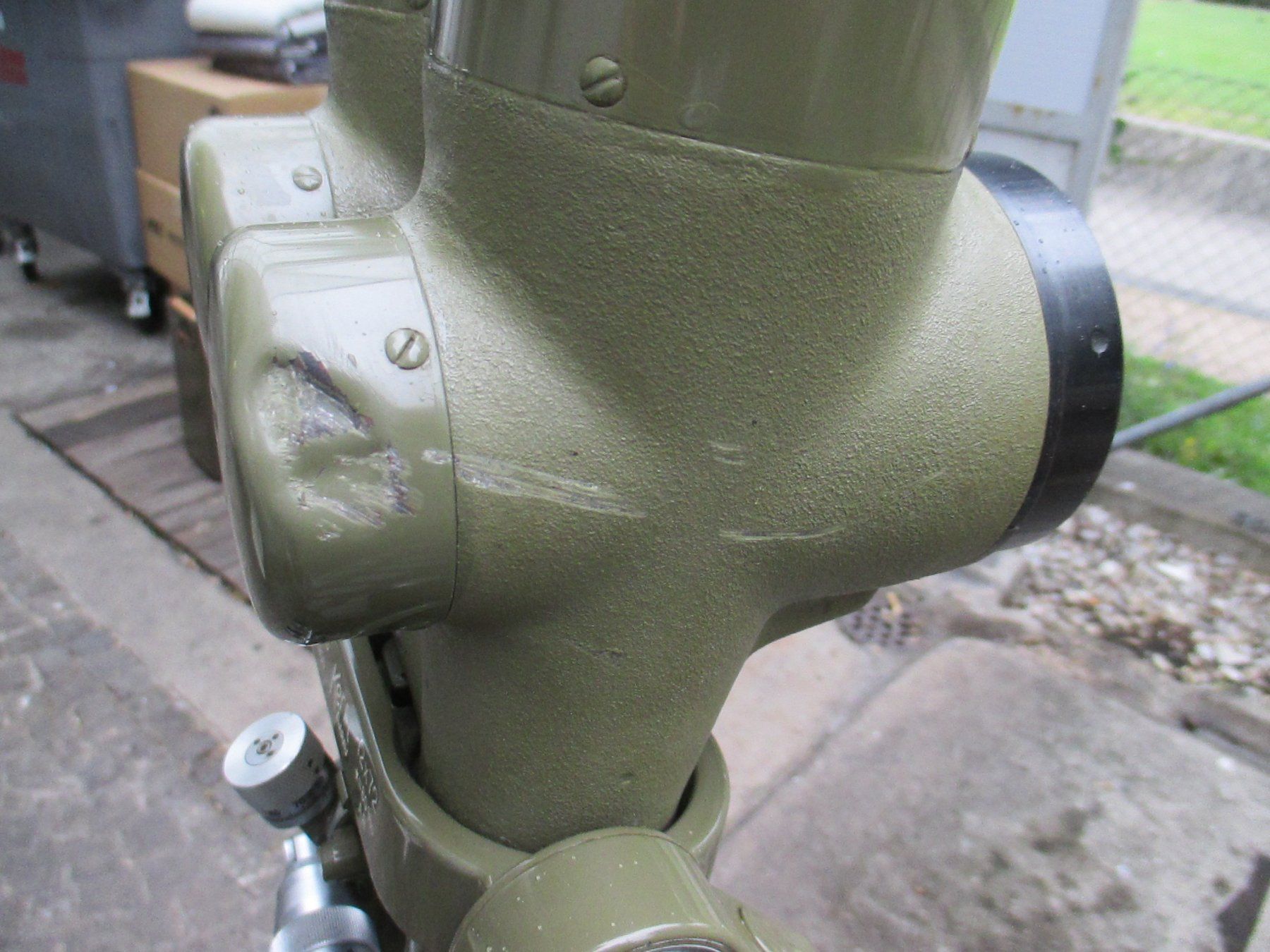Schweizer Armee Feldstecher: Kern Grabenfernrohr 12x72 mit Stativ. – Gebraucht aus zürich von Haluk1 4
