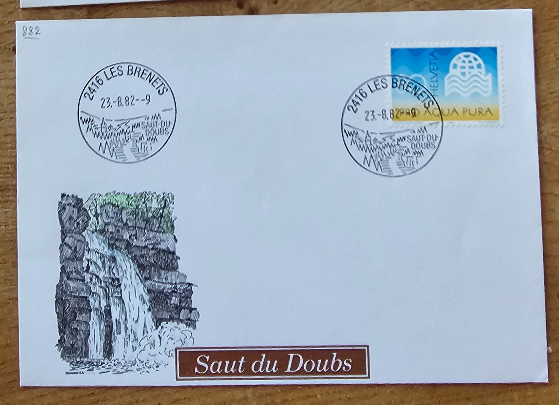 Alle Briefmarken: Lettre recommandée avec obl. spéciale LES BRENETS 23.8.82 – Neu (gemäss Beschreibung) aus Les Valettes von Nuba1