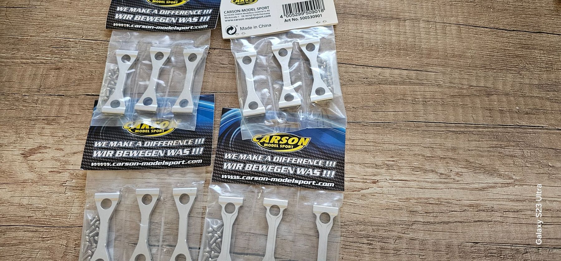 Carson RC Kits de montage: Alu-Rahmenverbinder Carson 4Pack – Neuf avec emballage d'origine à Wädenswil par allesmussraus01