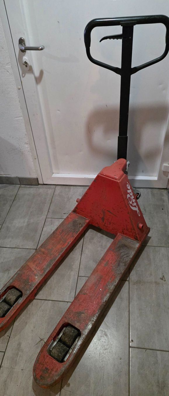 Linde Carrelli elevatori e a forche: Linde Palettenrolli Handhubwagen – Usato da engelberg venduto da Hofi76
