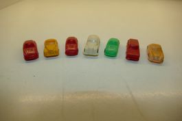 7xPlastik Spielzeugautos Einheit 1