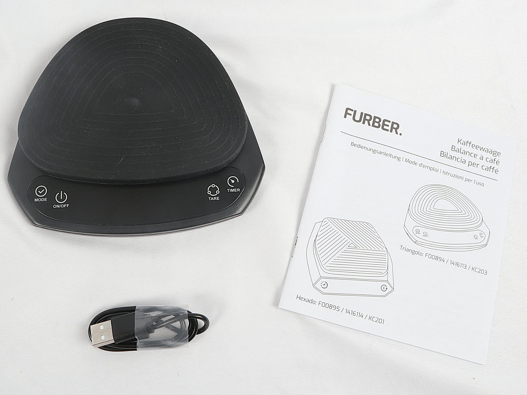 Matériel de laboratoire: FURBER TRIANGOLO 4 Kaffeewaage – Neuf (Voir description) à Steinen par Restwert_Steinen
