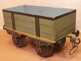Seltener antiker Märklin offener Güterwagen in Spur 2
