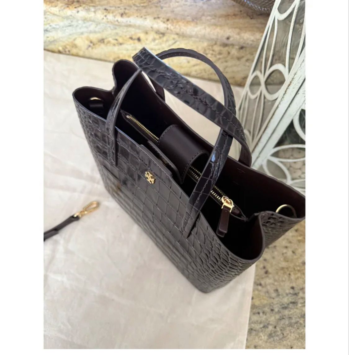 Borse da donna: Tory Burch Tasche in dunkel Braun neu – Nuovo (secondo la descrizione) da Herrliberg venduto da Annamariaherrliberg 1