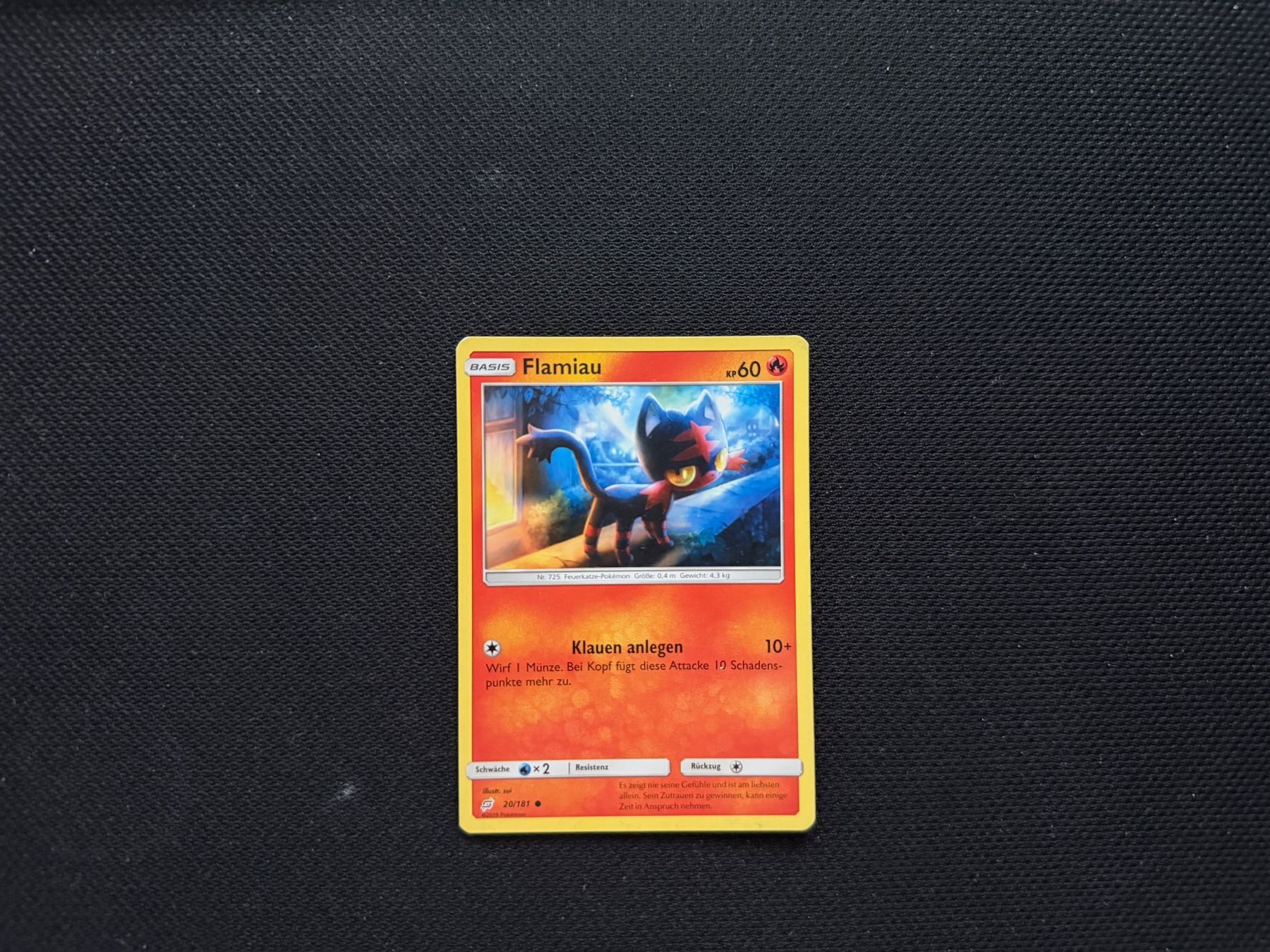 Pokémon Sammelbilder & Trading cards: Flamiau 20/181 – Gebraucht aus Zürich von mountainwizard00