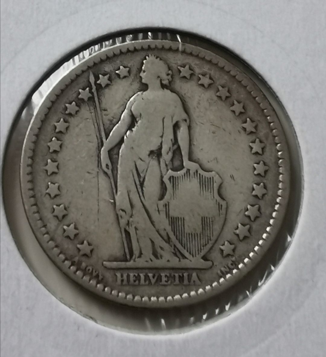 Tutti le monete: 2 Franken 1886 Silber – Usato da Zürich venduto da turbopuz 1
