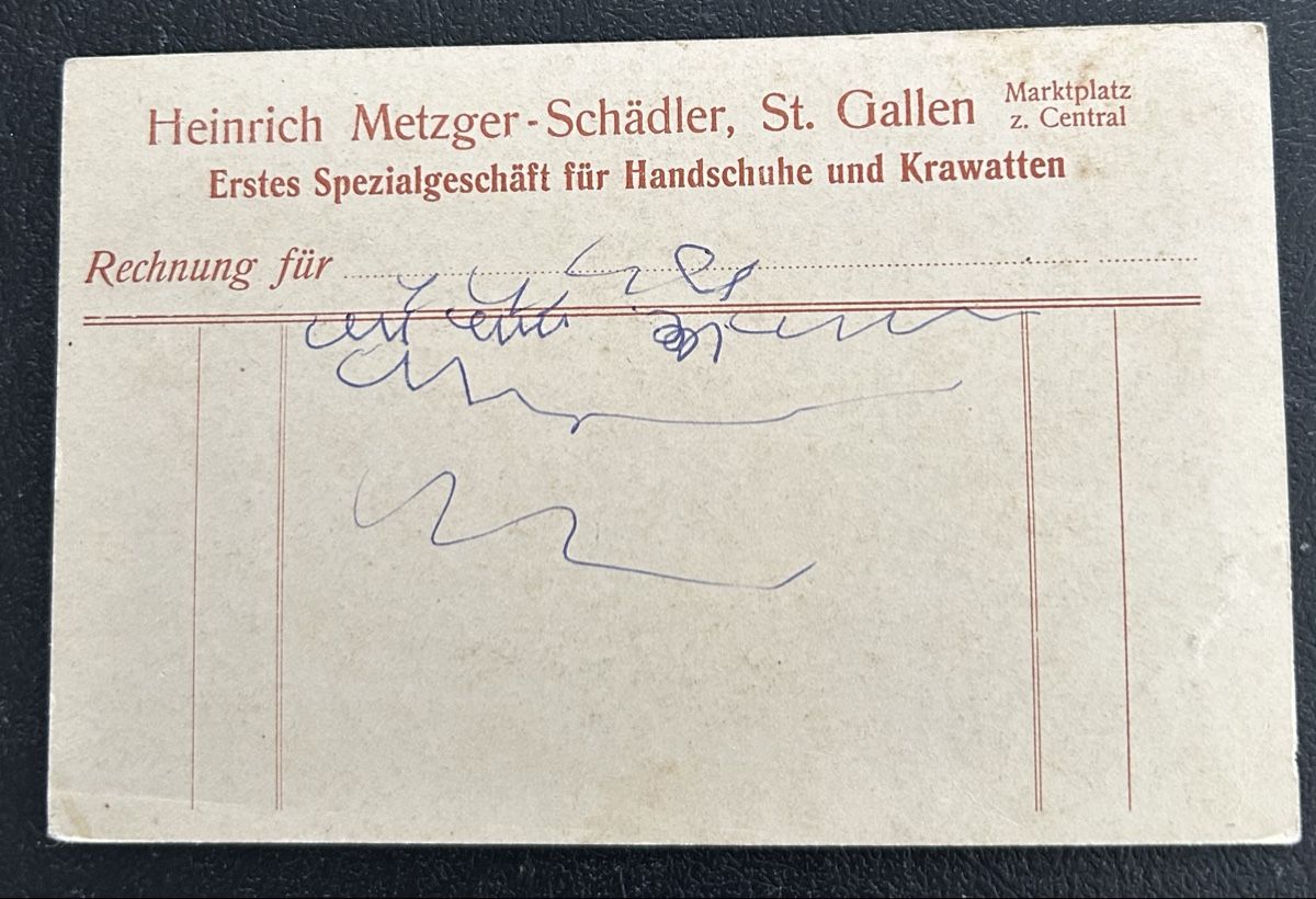 Ansichtskarten: St.Gallen Marktplatz mit Werbung  – Gebraucht aus Horw von Tellbub 1