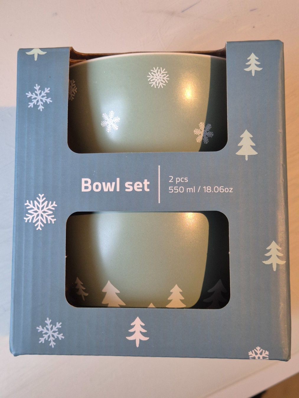 Bicchieri: Bowl set 2 Stk mit Wintermotiv Neu – Nuovo e nell'imballaggio originale da Seewen SZ venduto da SuperpumaDisplayTeam