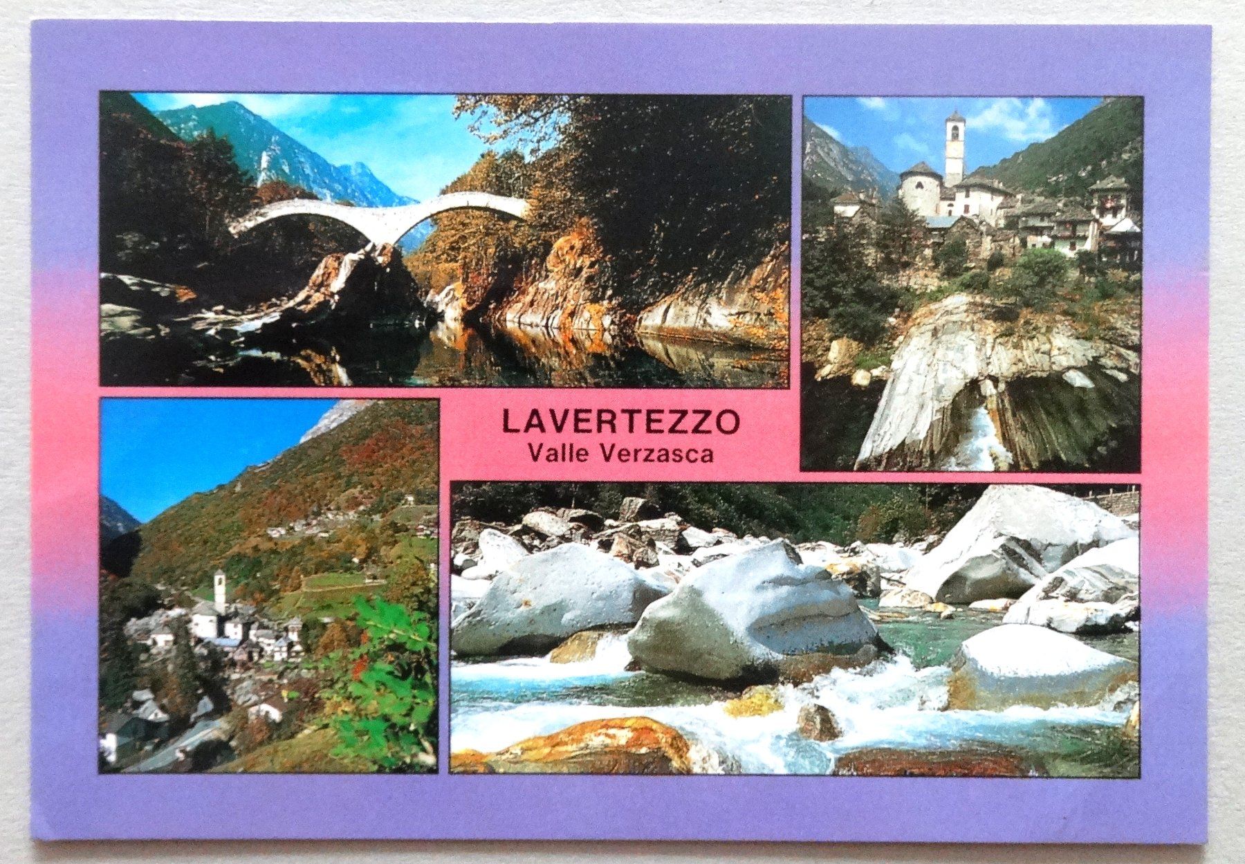 Ansichtskarten: Lavertezzo, Valle Verzasca – Gebraucht aus Fétigny von Billy2miny