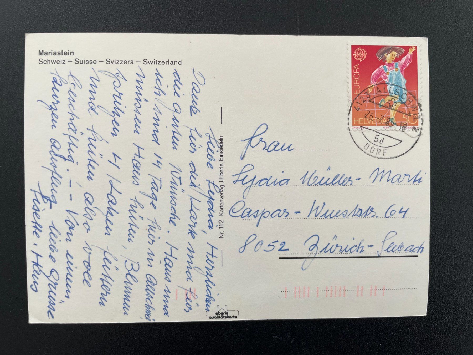 Cartoline postali: AK SO Mariastein – Usato da Thal venduto da Danny82 1
