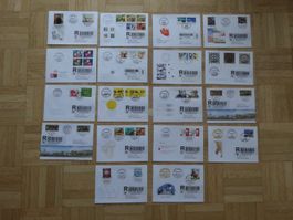 Timbres   Lot   18x  2010   Recommandé