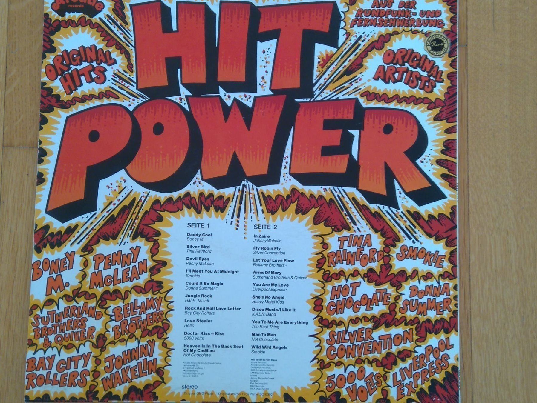Dischi in vinile: HIT Power Original Hits LP – Usato da Luzern venduto da Einh0rn 1