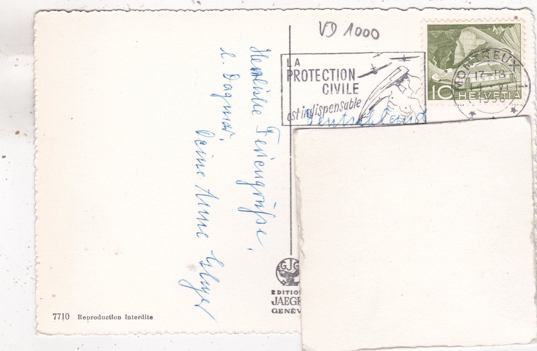 Cartoline postali: Lausanne 1956 – Usato da Herisau venduto da Lisegrat2008 1