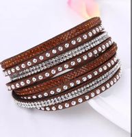 Wickelarmband braun länge 40