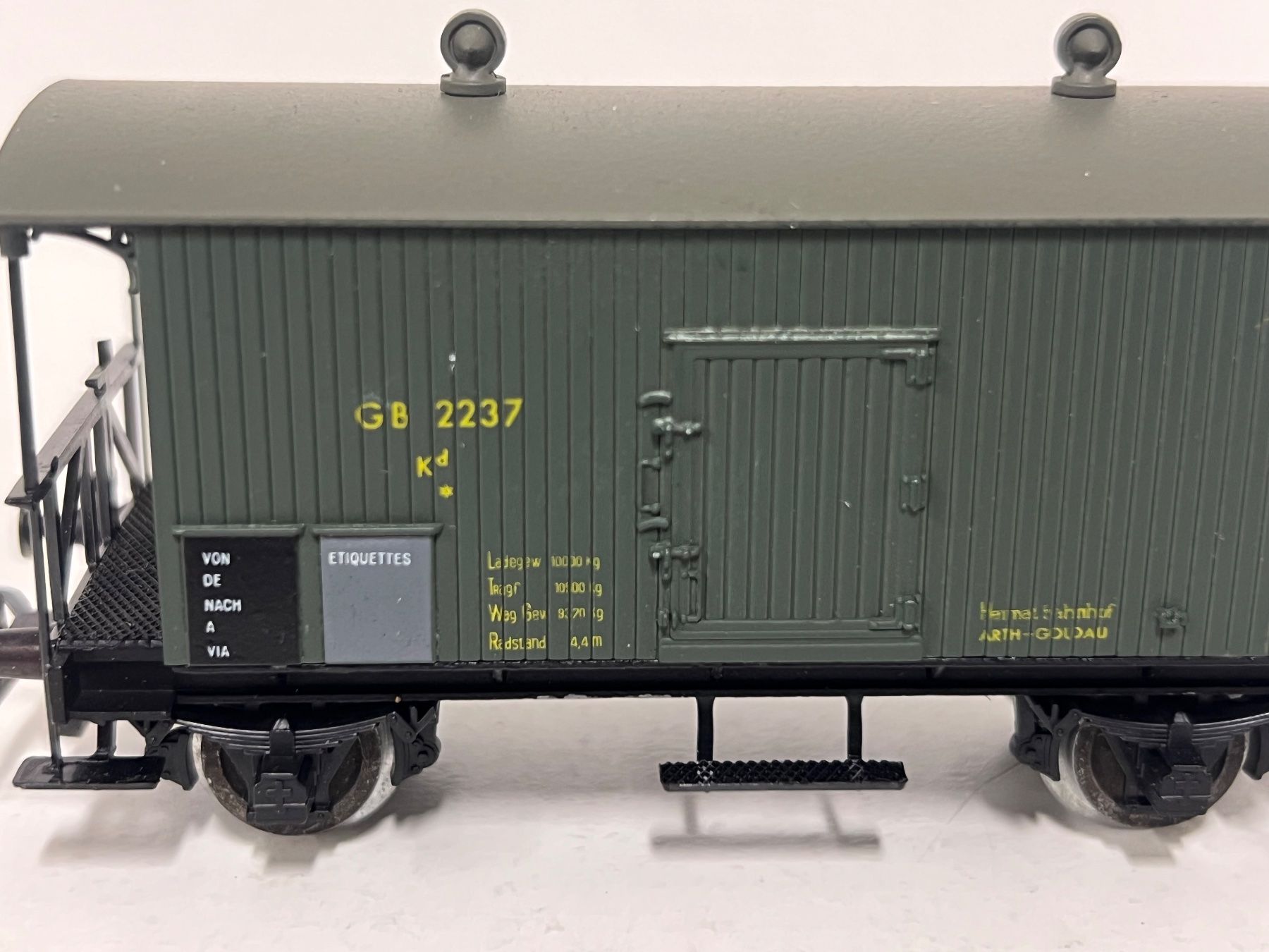 Modellini di ferrovie: Ruco Gotthardbahn GB 2237  H0 DC – Usato da Geroldswil venduto da TopTrain54 2
