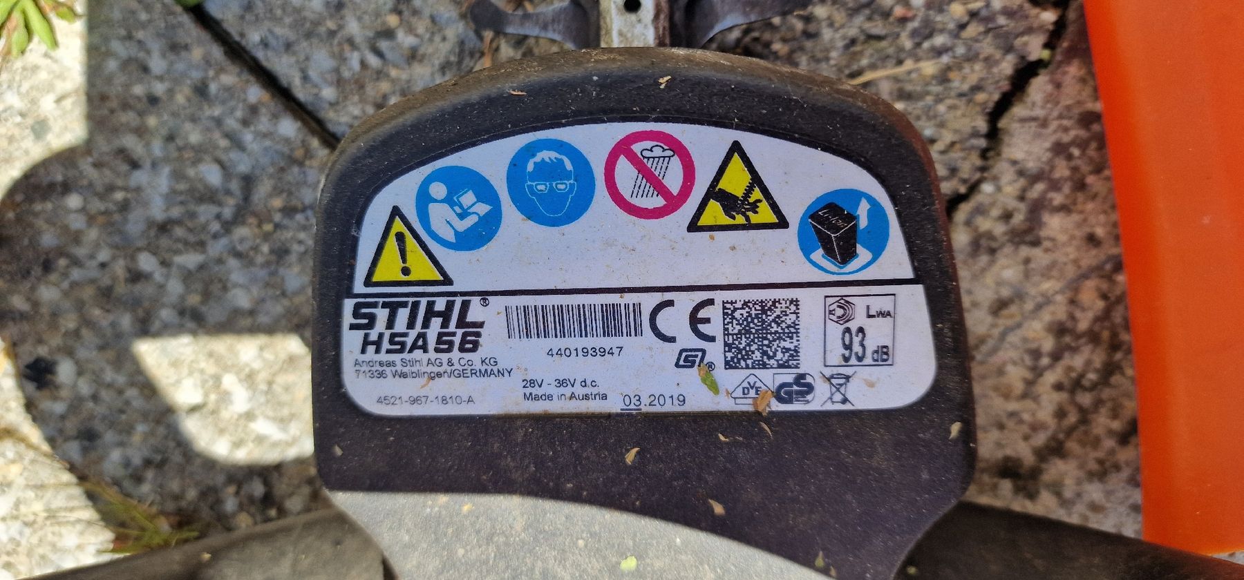 Stihl Tutte le macchine: Akku Stihl Geräte – Difettoso da Tagelswangen venduto da Axel_36 1