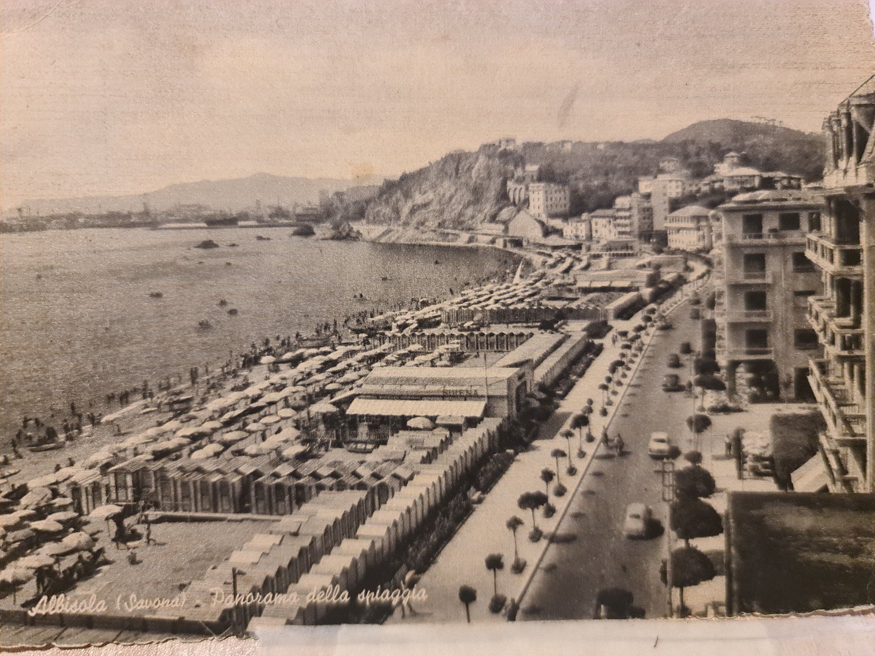 Cartoline postali: Ansichtskarte Albisola Italien – Usato da Dintikon venduto da Vexi