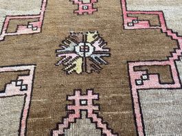 Fantastischer feine Rare Antike seltene Kazak Läufer 145x386