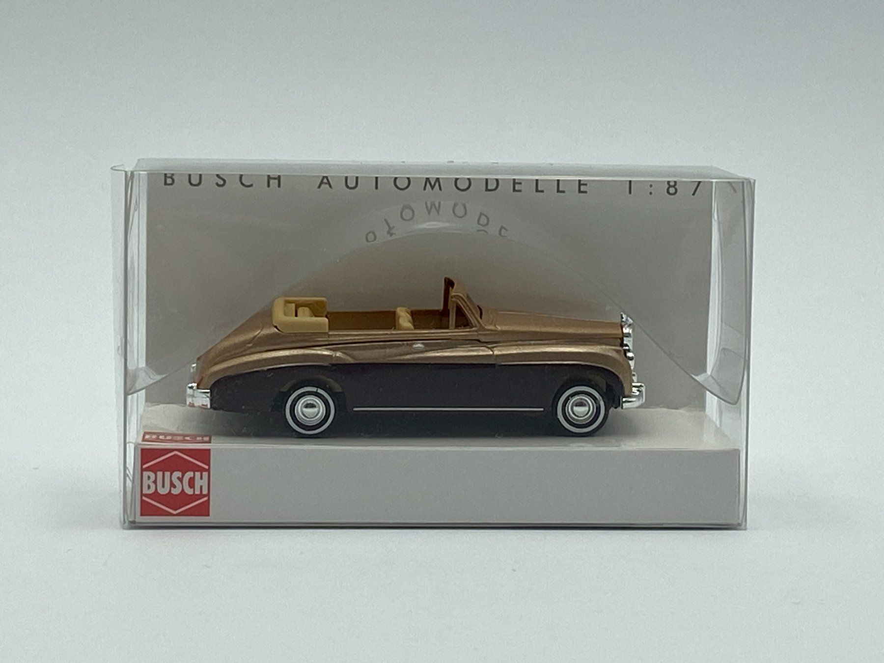 Bentley Modellini d'auto: Busch 44450 1:87 Bentley Cabrio gold – Nuovo e nell'imballaggio originale da Neukirch a.d. Thur venduto da MoBa-Shop 2