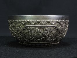 Silberfarbene Metall Schale aus China