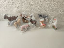 Schleich Neu Bauernhof Sammlung Set Kalb Gans Hase Schwein
