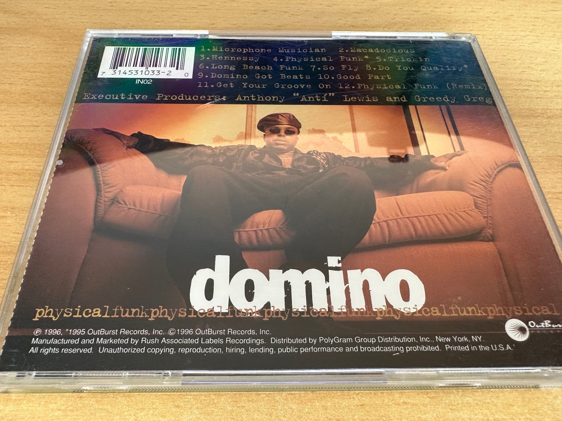 CD: Domino – Physical Funk – Usato da Rikon im Tösstal venduto da Alpenmutz 1