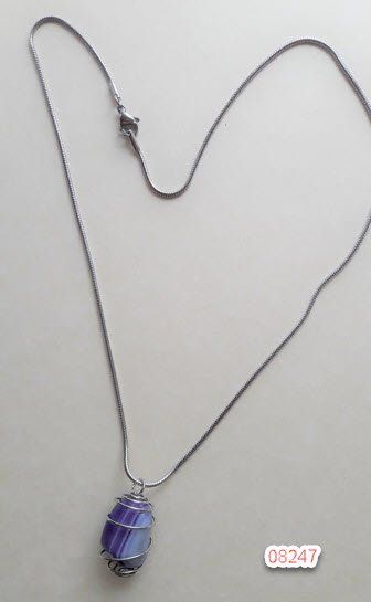 Catenine: Achat-Halskette – Nuovo (secondo la descrizione) da Bäretswil venduto da Esku01