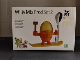 WMF Willy Mia Fred Set 2, Eierbecher, Snowboard Edition!