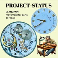 BLANCPAIN handaufzug Uhrwerk ungeprüft