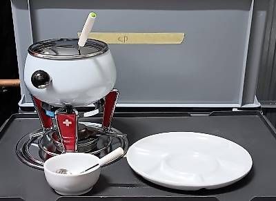 Elettrodomestici da cucina: Schönes Schweizer Fondue-Set – Usato da Chur venduto da Ceco_Cieco 1