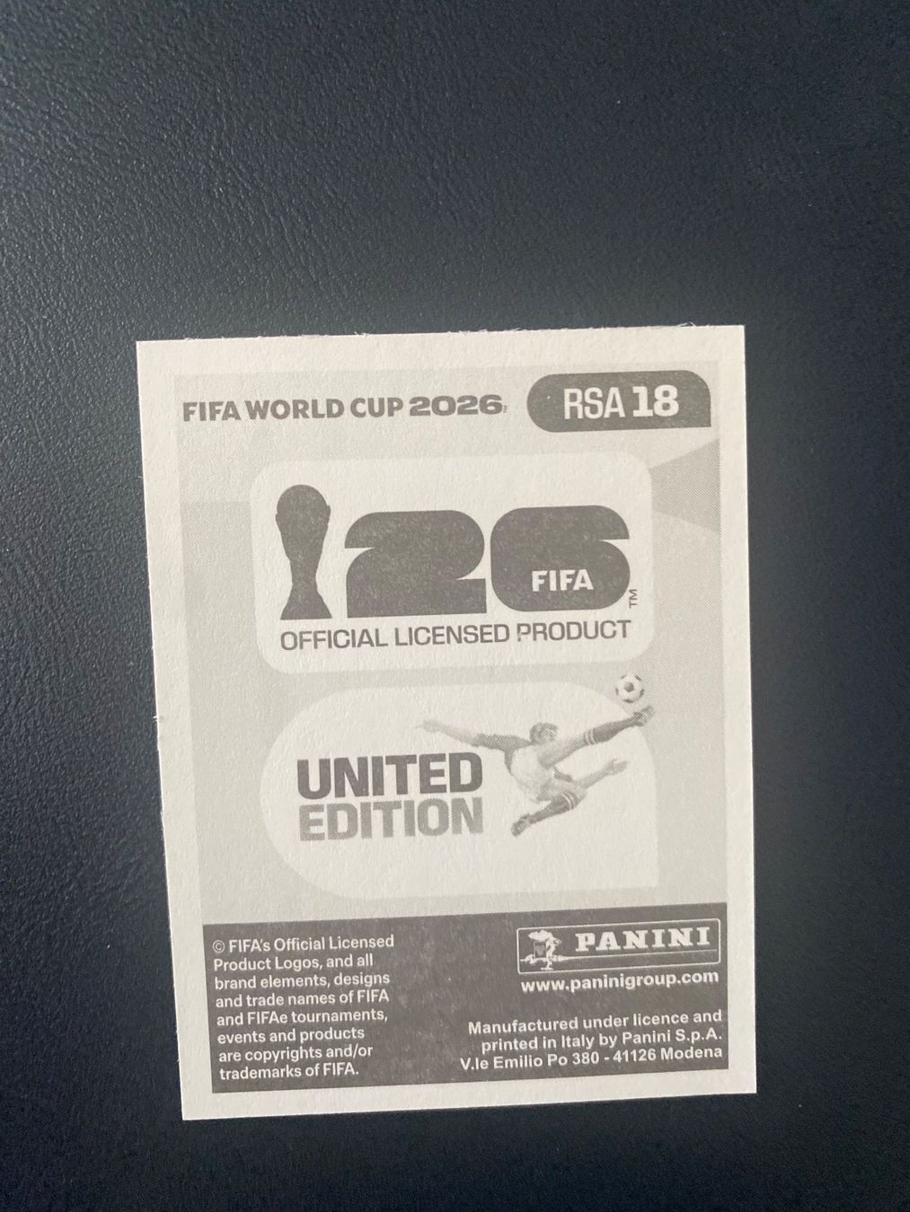 Panini Carte collezionabili: Panini FIFA World Cup Sticker RSA 18 – Nuovo (secondo la descrizione) da Glattbrugg venduto da riseca 1