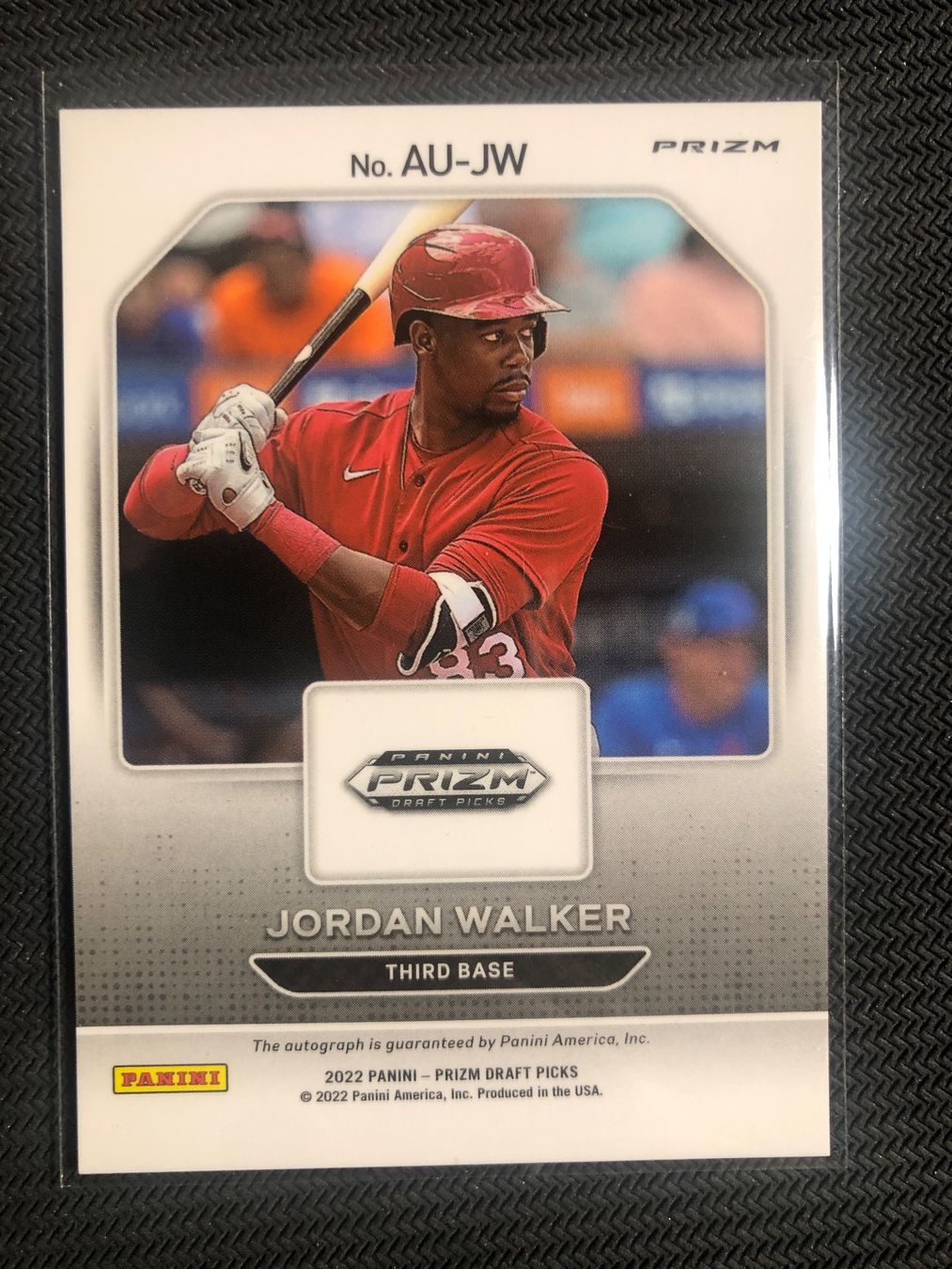 Topps Carte collezionabili: Panini Prizm Baseball Jordan Walker Autogramm – Usato da Wangenried venduto da Garagara 1
