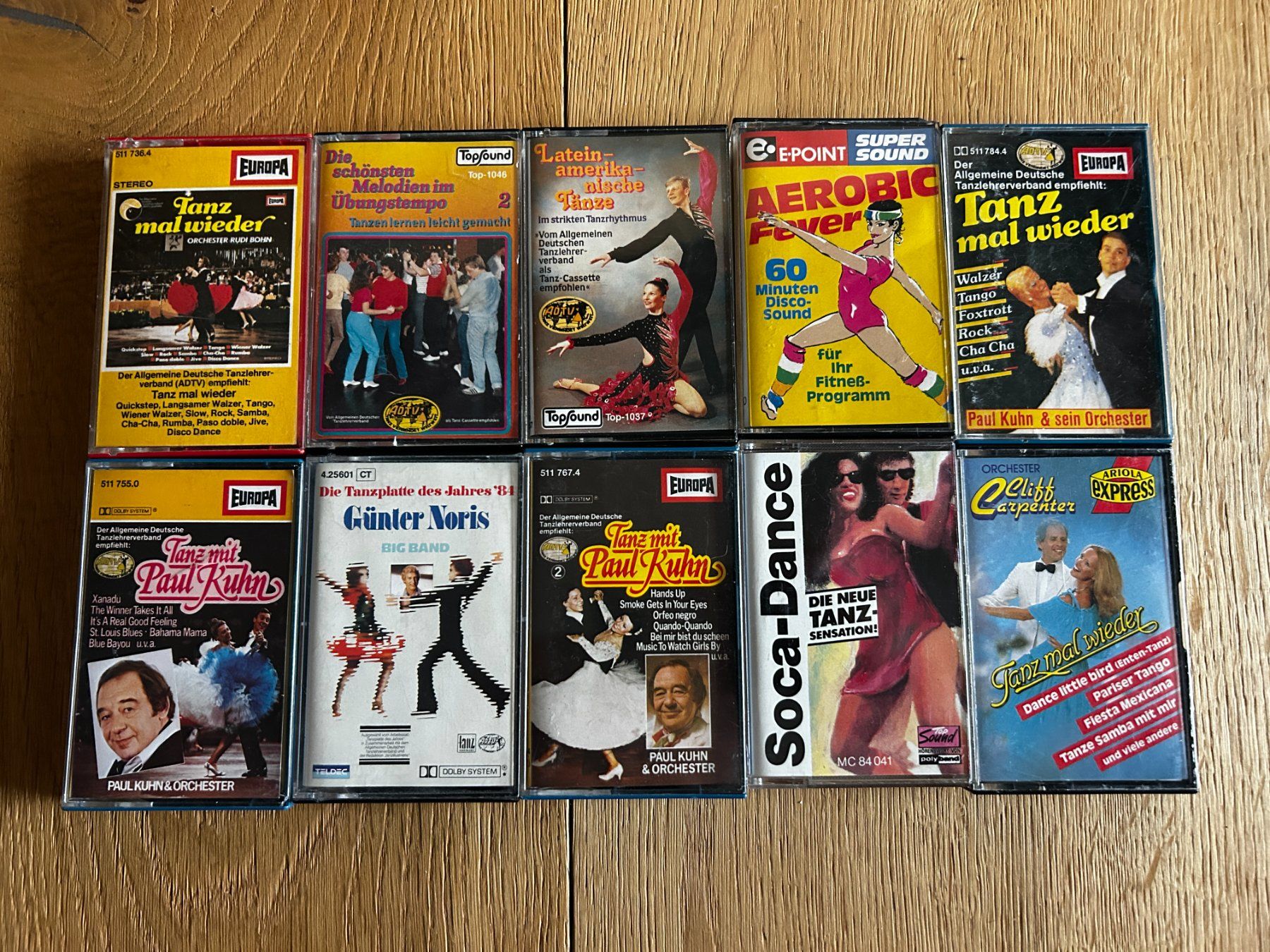 Musicassette: MC Kassetten Sammlung Tanz Dance 10 MCs – Usato da Steinach venduto da Jaguare1961
