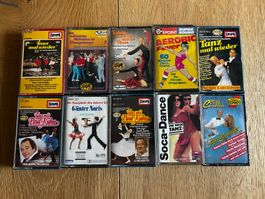 MC Kassetten Sammlung Tanz Dance 10 MCs