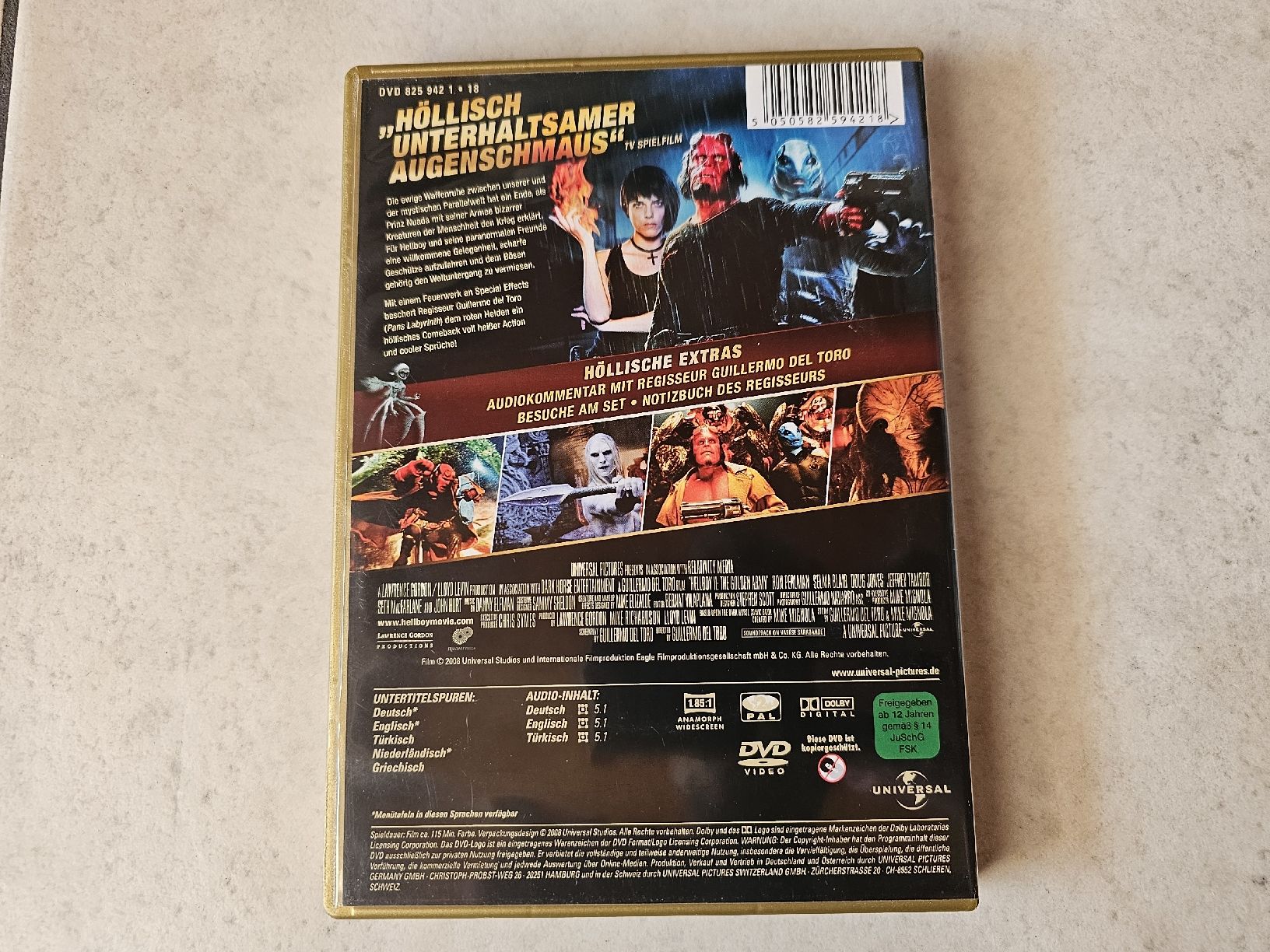 Tutti i DVDs: Hellboy  -  Die goldene Armee – Usato da Schneisingen venduto da backstore24 1