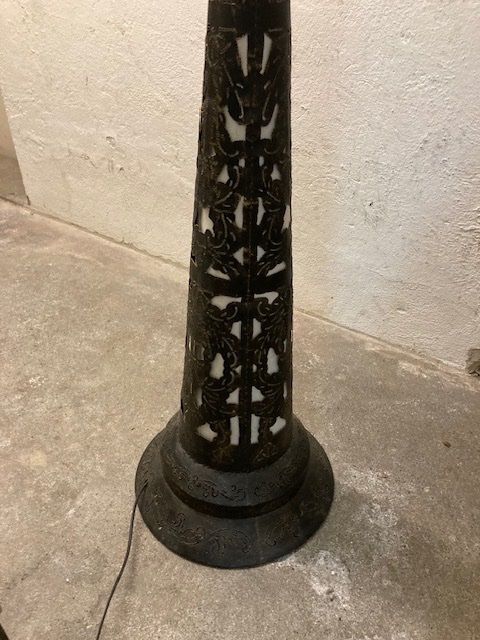 Lampade: Zylinder Stehlampe aus Metall – Nuovo (secondo la descrizione) da Zürich venduto da brupbacher01 2
