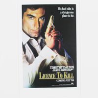 Postkarte James Bond 007 Teaser Poster Artwork USA 1989