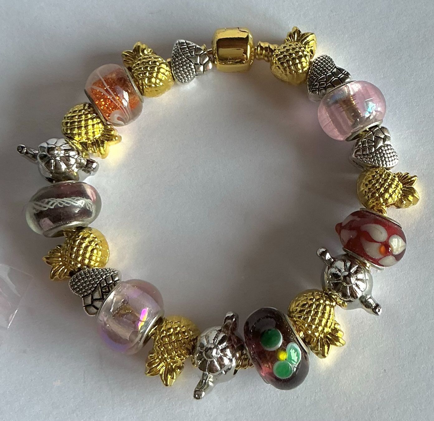 Sonstiger Schmuck: 100% ECHTE PERLENOHRRINGE UND ARMBAND BEADS MURANO STYLE – Neu und originalverpackt aus Berg TG von magginello 5