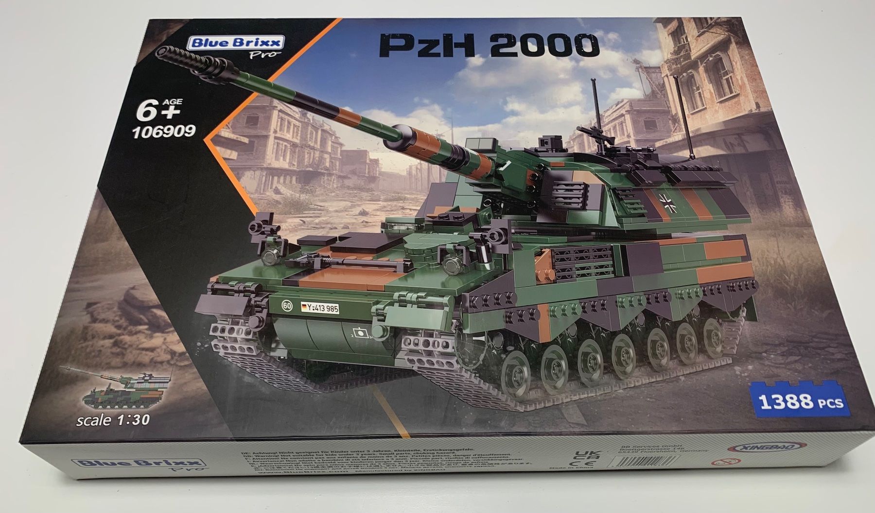BlueBrixx Kit di costruzioni: Bluebrixx PzH 2000 – Nuovo e nell'imballaggio originale da Samstagern venduto da Msharki 1