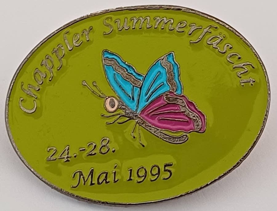 Placchette & Badge: Pin - Chappler Summerfäscht 24.-28. Mai 1995 – Usato da Walenstadt venduto da Numis68