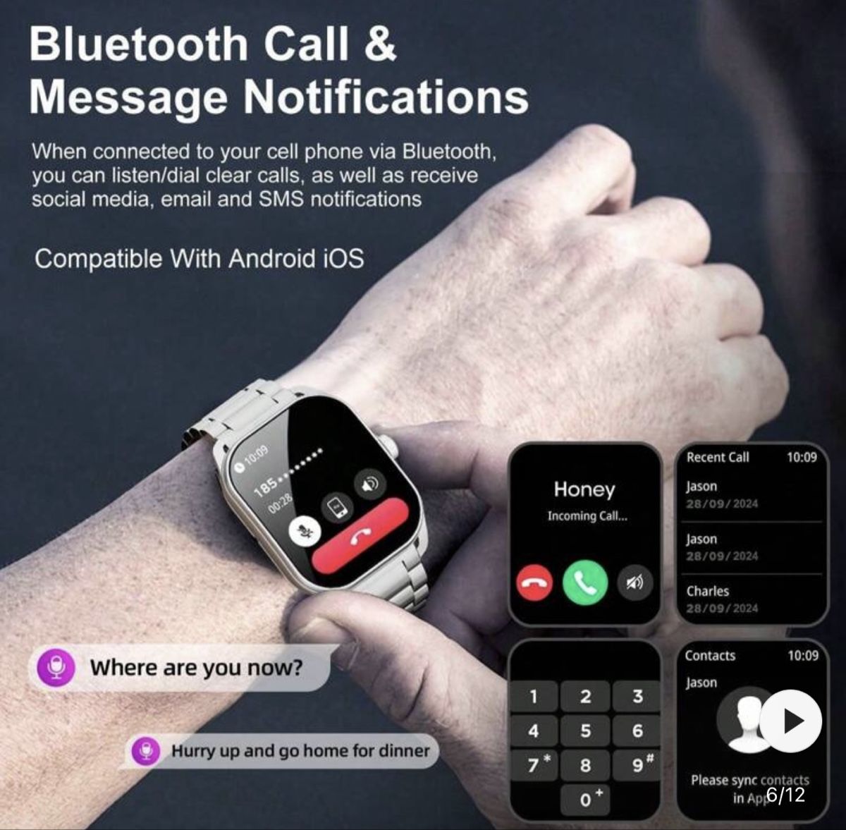 Smartwatch: Top Smartwatch Silber, neu – Nuovo e nell'imballaggio originale da Emmenbrücke venduto da engueteDeal 2