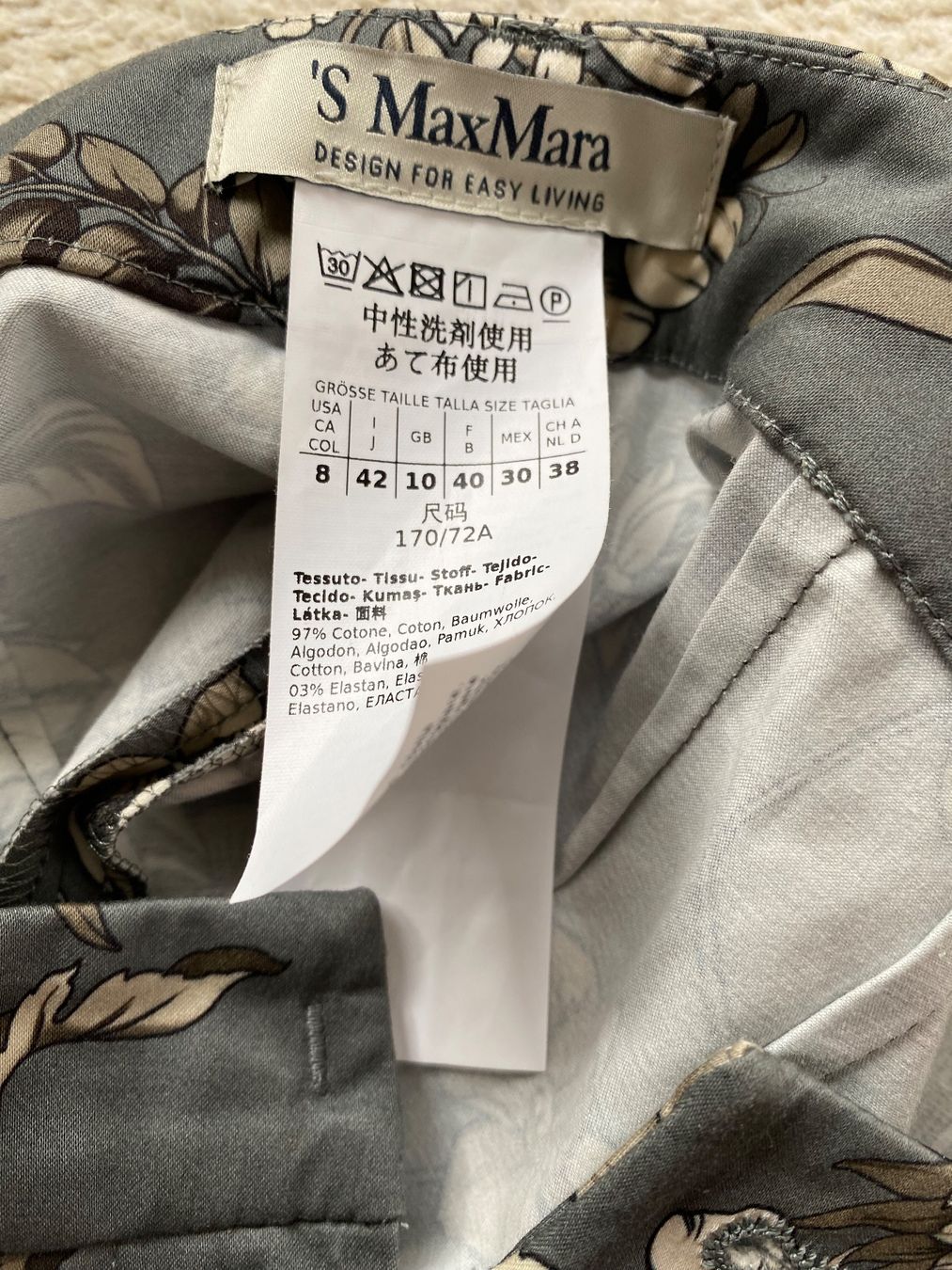 Max Mara Pantaloni: Max Mara Hose Gr. 38 Neuwertig – Nuovo (secondo la descrizione) da Zürich venduto da ves_w6wl 1