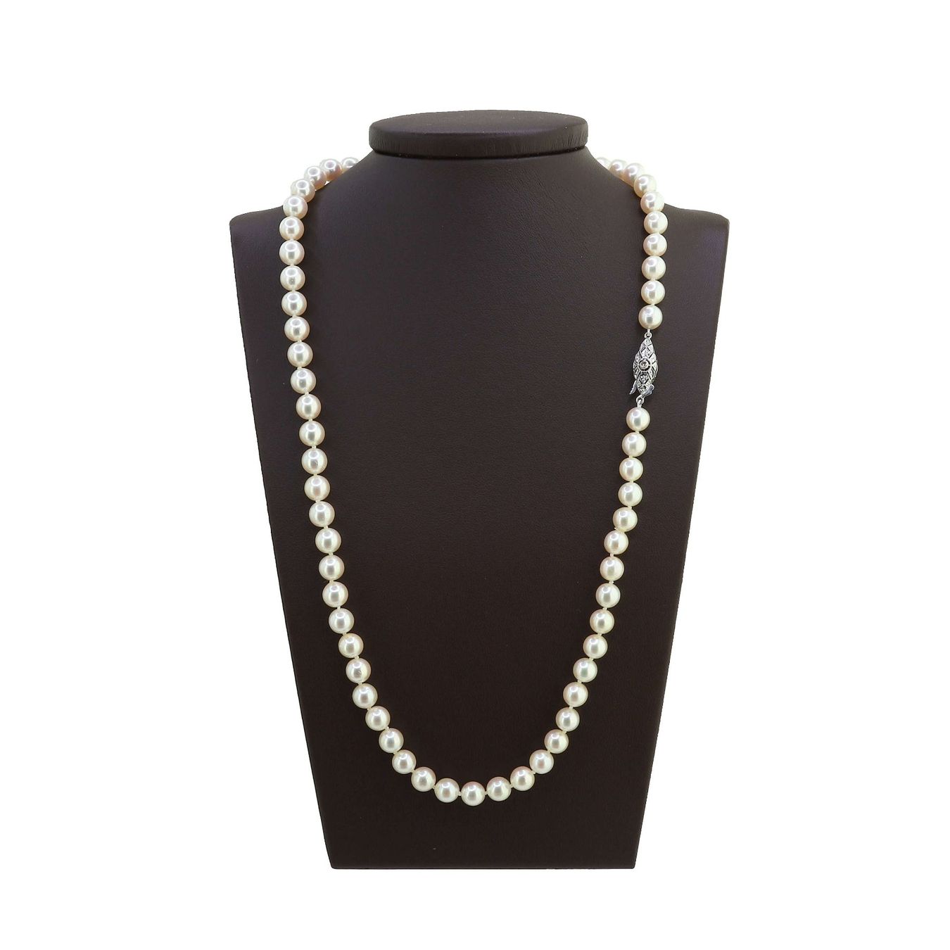 Catenine: Akoya-Perlen Kette – Usato da Zürich venduto da Vintage-Jewellery